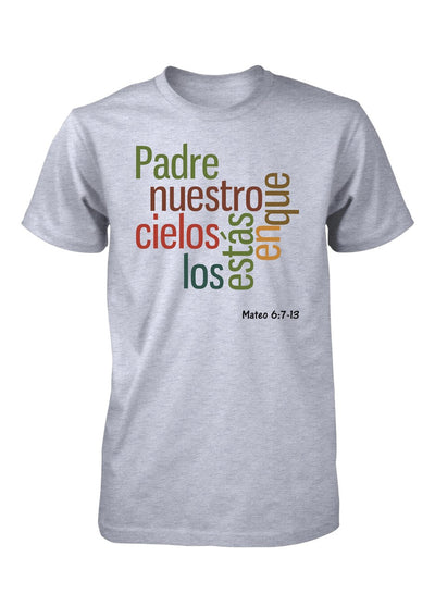 Padre Nuestro Dios Oracion Universal Mateo Camiseta Cristiana