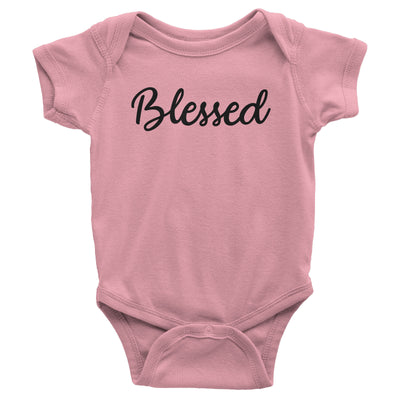 Blessed Baby Pink Bodysuit | Christian Baby Gifts | Aprojes