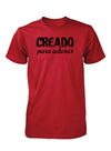Creado Para Adorar Camiseta Cristiana Para Hombres en Red | Aprojes