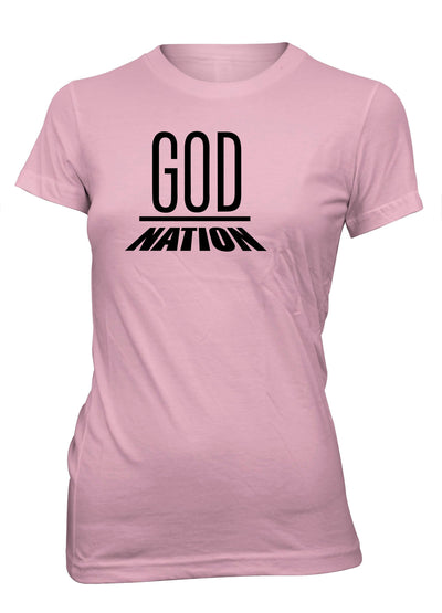 God Above All Nations Christian T-shirt for Juniors