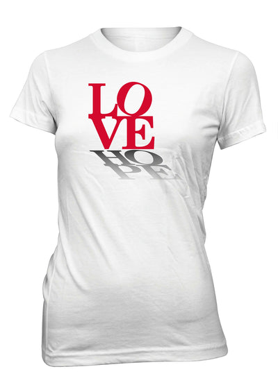 Love Hope Peace Positive Faith T-Shirt for Juniors