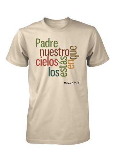 Padre Nuestro Dios Oracion Universal Mateo Camiseta Cristiana