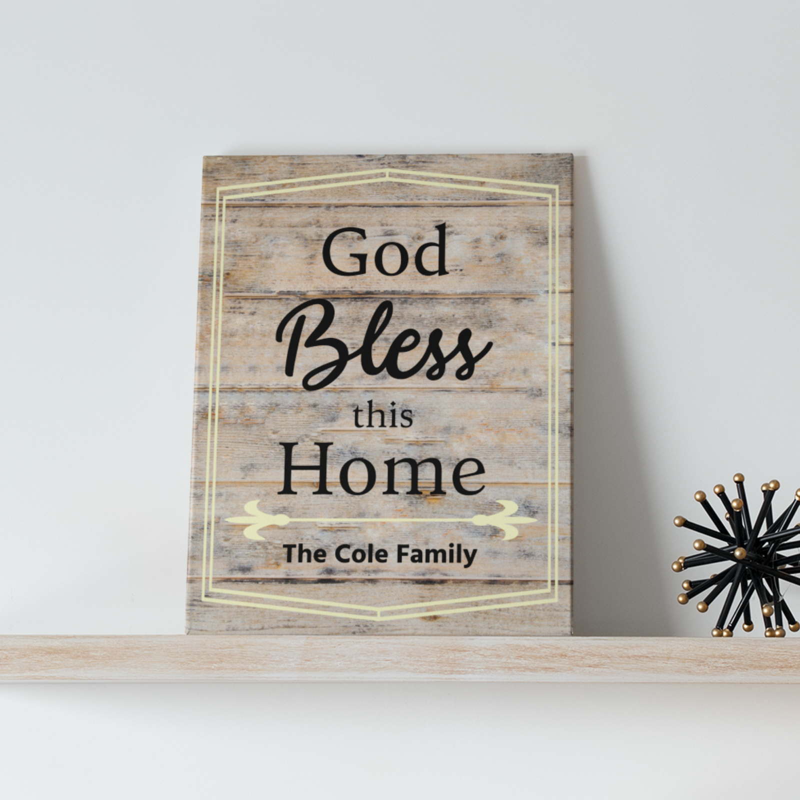 God Bless This Home Canvas Wall Art | Aprojes
