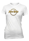 Jesus Rocks Logo Cafe Christian T-Shirt for Juniors