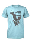 Cobertura de Dios Camiseta Cristiana Para Hombres en Celeste | Aprojes