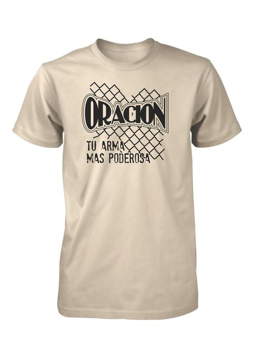 Oracion Arma Poderosa Dios Lucha Camiseta Cristiana