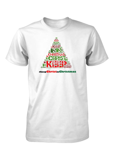 #Keep Christ in Christmas Hashtag Jesus Christian T-shirt for Men