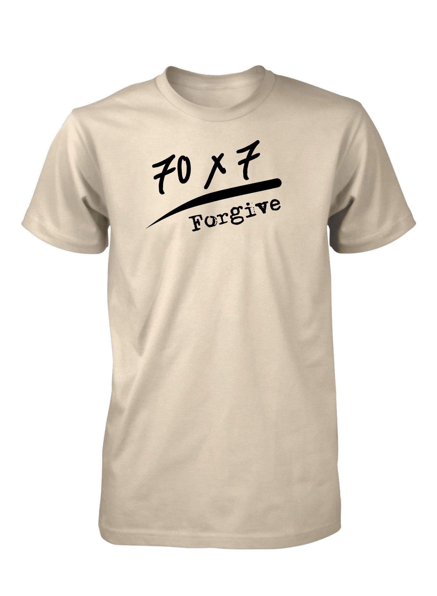 Forgive 70 times 7 Love Bible Christian T-Shirt for Men