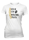 Saved With Amazing Grace SWAG Christian T-shirt for Juniors