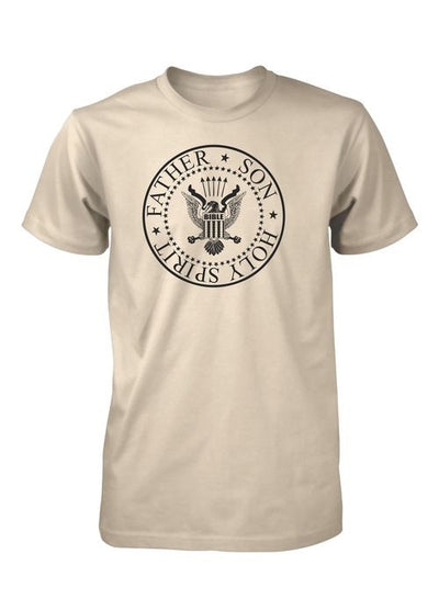 Trinity Father Son Holy Spirit Eagle Logo Christian T-shirt for Men