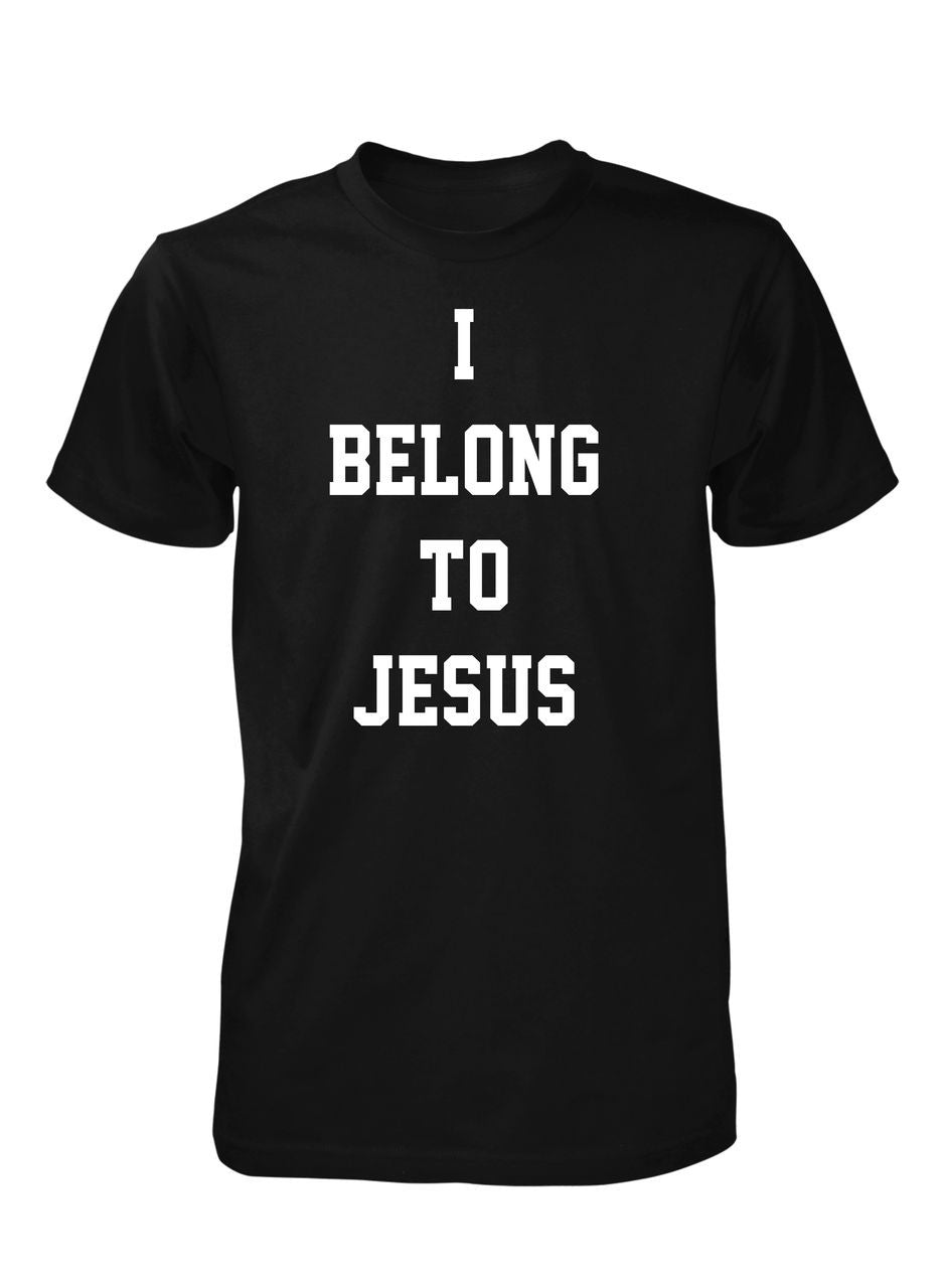 I Belong to Jesus Soccer Basketball Hockey Football Christian T-Shirt for Men