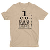 Ahora Veo Con Jesús Camiseta Cristiana Para Hombres en Beige | Aprojes