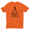 Ahora Veo Con Jesús Camiseta Cristiana Para Hombres en Naranja | Aprojes