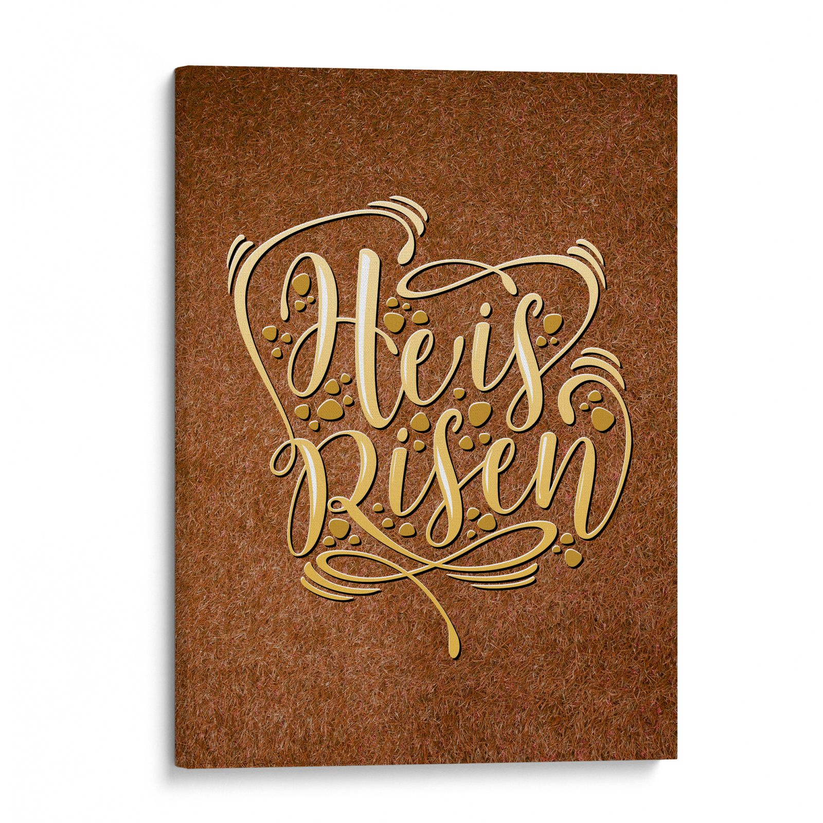 He Is Risen Christian Canvas Wall Art Decor | Aprojes