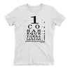 Ahora Veo Con Jesús Camiseta Cristiana Para Mujeres en Blanco | Aprojes
