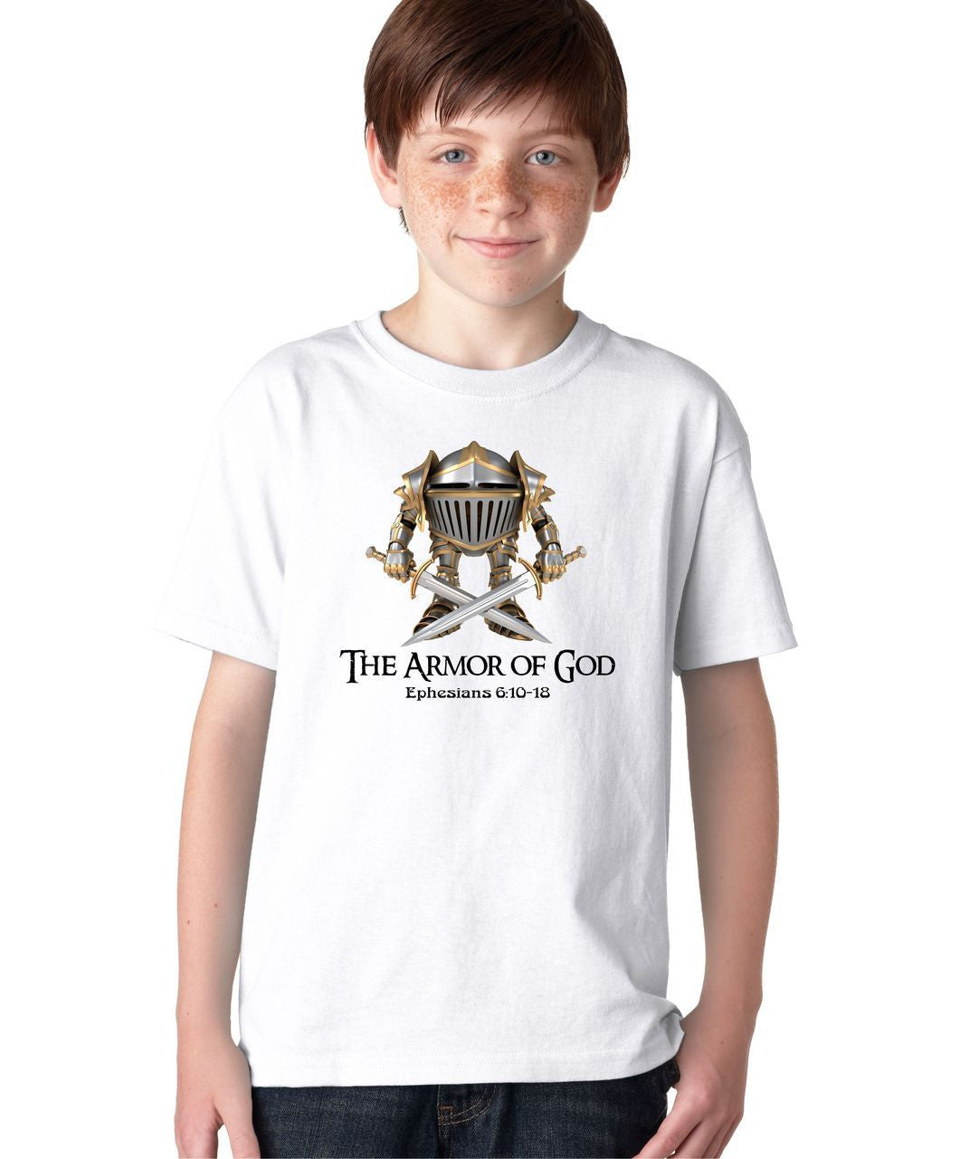 omgivet privat Finde sig i Armor of God Soldier Warrior Medieval Knight Fighter Christian T-shirt -  Aprojes