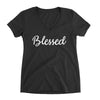 Blessed Christian V-Neck Shirt for Juniors