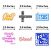 Christian Stickers 6 Pack 2.5" | Aprojes