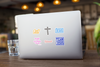 6 Pack Variety Christian Stickers