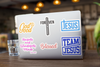 6 Pack Variety Christian Stickers