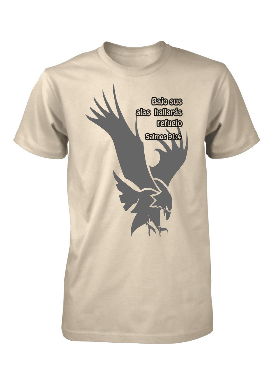 Cobertura de Dios Camiseta Cristiana Para Hombres