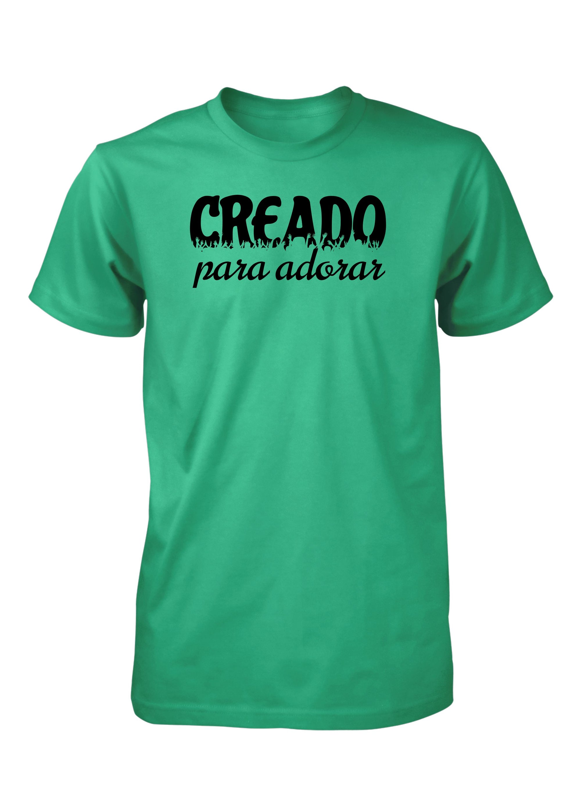 Dios Playeras Cristianas Creado Para Adorar Camiseta Cristiana