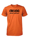 Creado Para Adorar Camiseta Cristiana Para Hombres en Orange | Aprojes