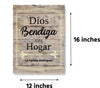 Dios Bendiga Este Hogar Cuadro Cristiano Personalizado - Canvas