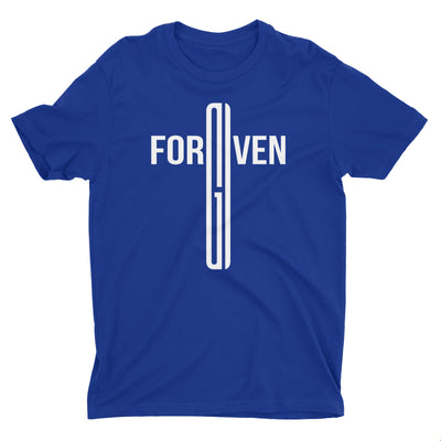 Forgiven Cross Christian T-Shirt for Men - Christian Tee