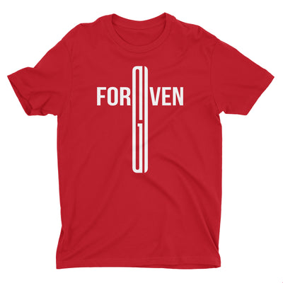 Forgiven Cross Christian T-Shirt for Men - Christian Tee
