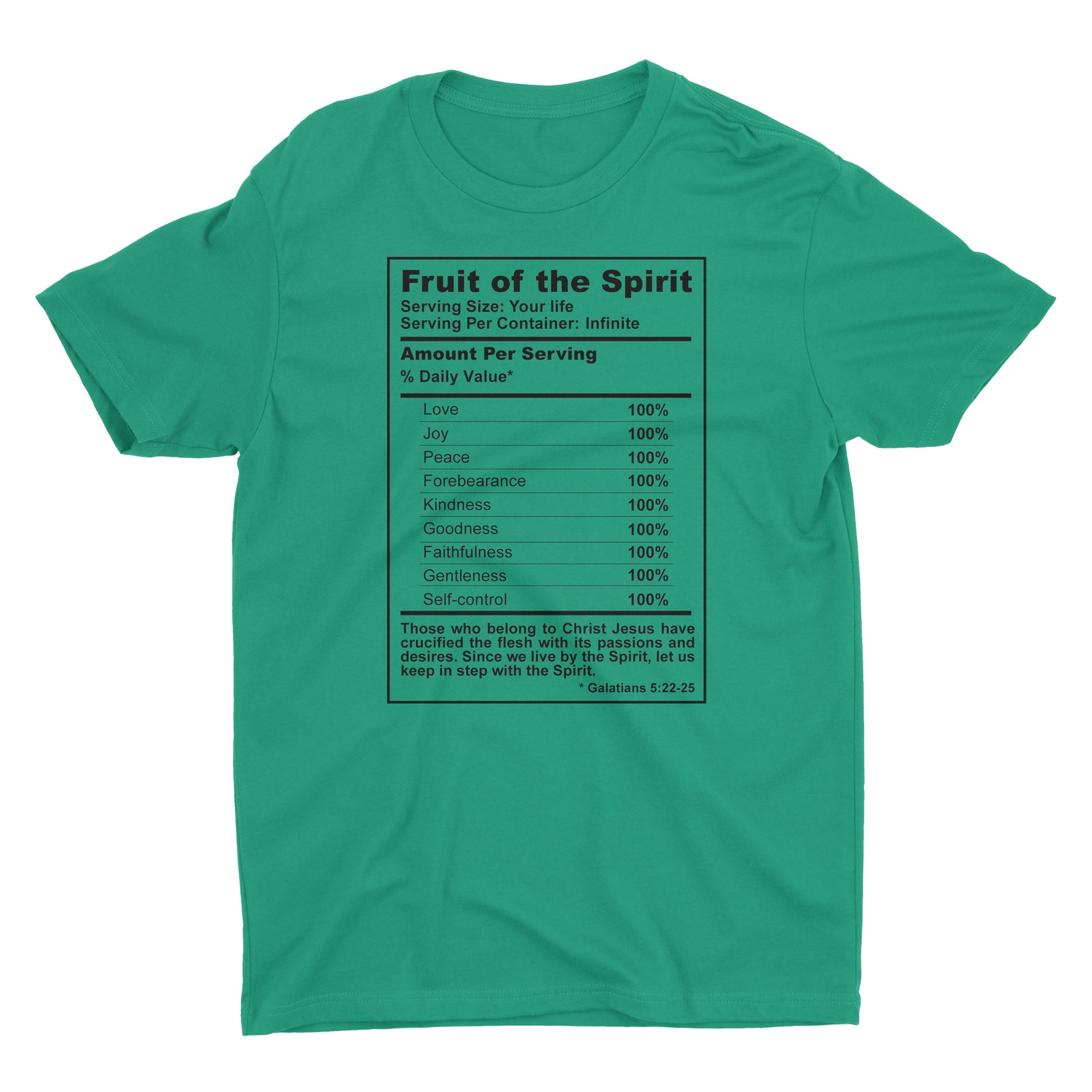 Fruit of the Spirit T Shirt for Men - Christian Tee