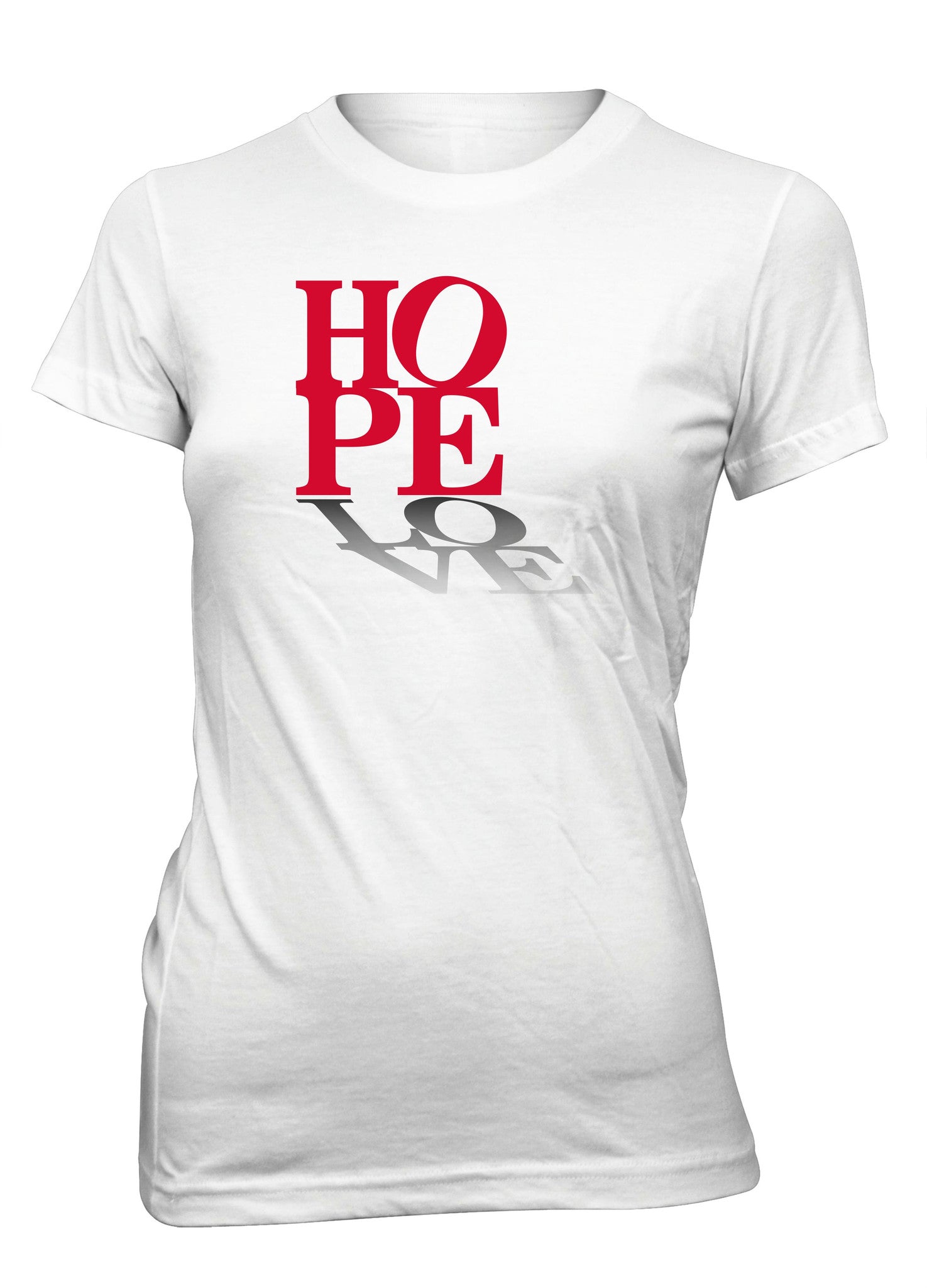 Hope Love Peace Positive Faith T-Shirt for Juniors