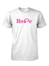 Hope Breast Cancer Awareness Pink Ribbon T-Shirt for Men