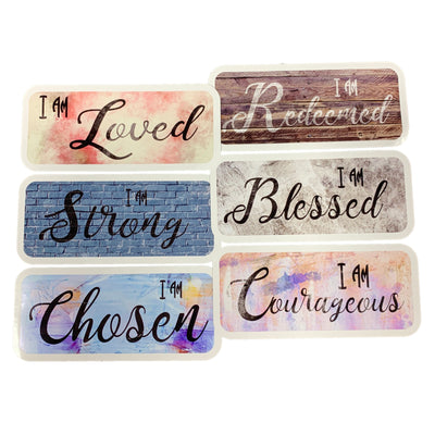 I Am Christian Stickers 6 Pack | Christian Stickers | Aprojes