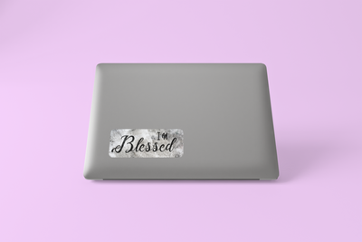 I Am Blessed Laptop Christian Stickers 6 Pack | Christian Stickers | Aprojes