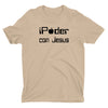 iPoder Con Jesus Camiseta Cristiana Para Hombres en Beige | Aprojes