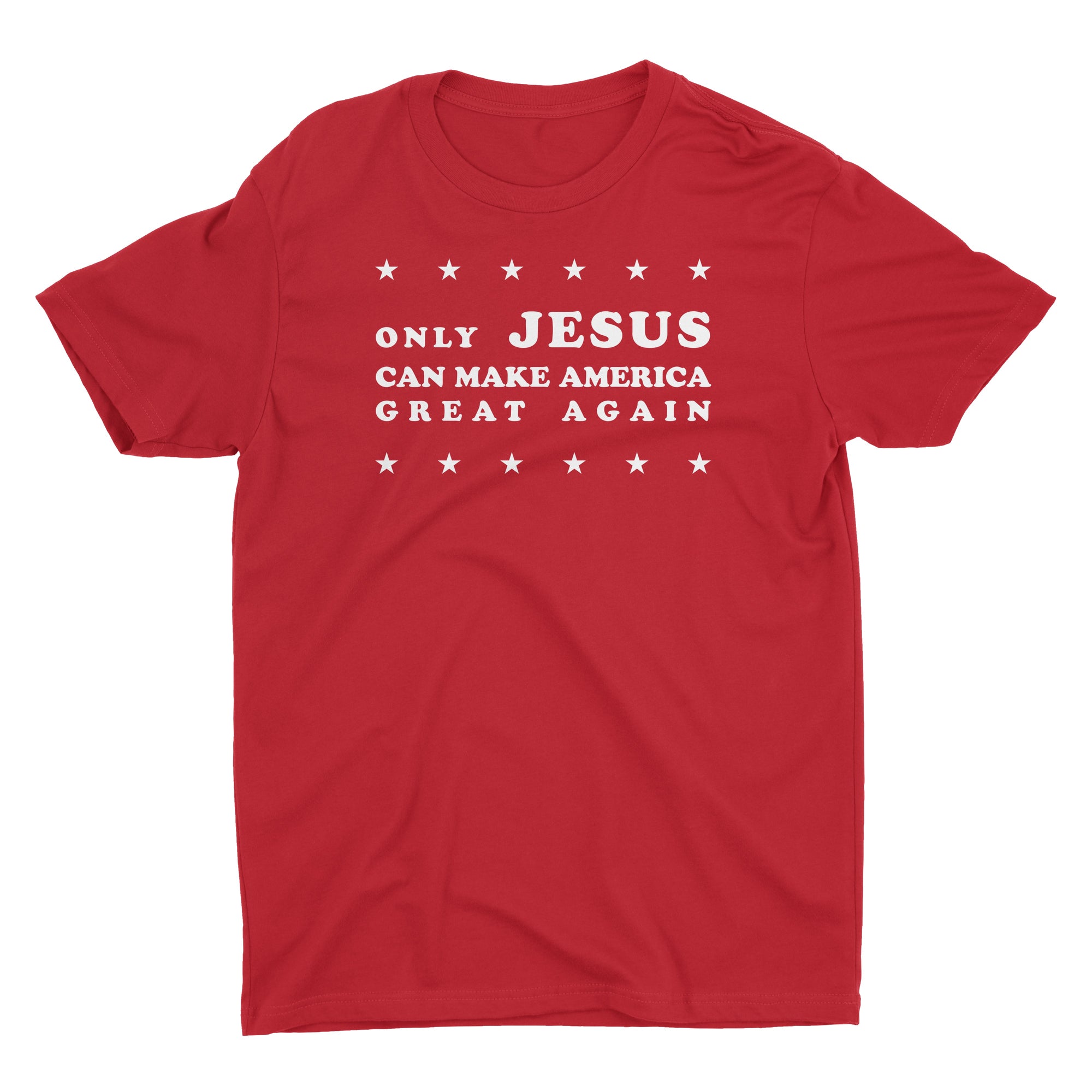 Only Jesus Can Make America Great Again Faith Christian T-Shirt for Men
