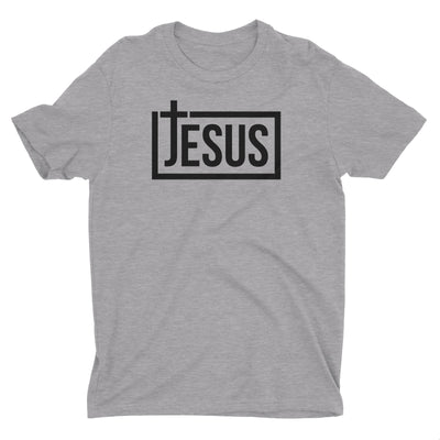 Jesus T-Shirt for Men | Heather Grey | Aprojes