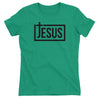 Jesus Cross T Shirt for Women Aprojes