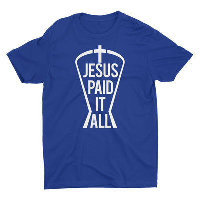 Jesus Paid It All Cross T-Shirt for Men