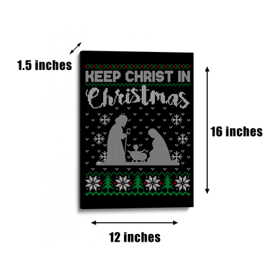 Keep Christ in Christmas Wall Art Home Decor | Aproies