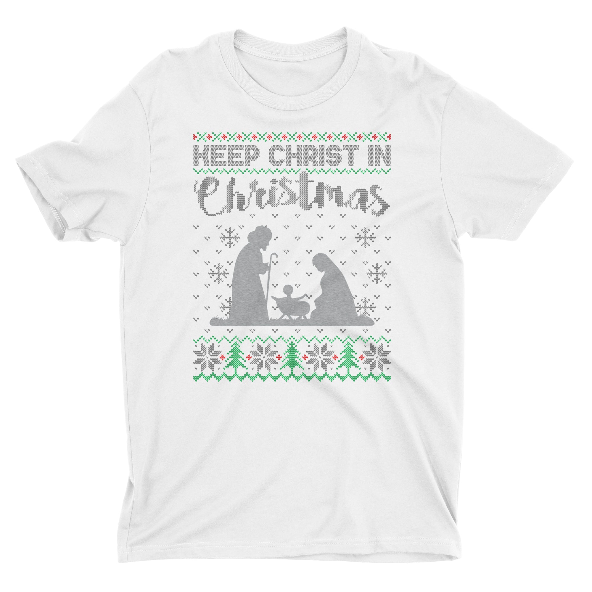 Keep Christ in Christmas Christian T Shirt for Men