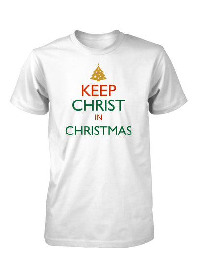 Keep Christ In Christmas Jesus Christian T-Shirt for Men