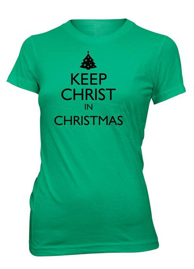 Keep Christ In Christmas Jesus Christian T-shirt for Juniors
