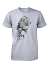 Jesus Lion Lamb Christian T-Shirt for Men