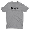 Dios No Rechaza Oracion Camiseta Cristiana Para Hombres en Gris | Aprojes
