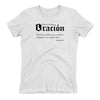 Dios No Rechaza Oracion Camiseta Cristiana Para Mujeres en Blanco | Aprojes
