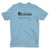 Dios No Rechaza Oracion Camiseta Cristiana Para Hombres en Celeste | Aprojes