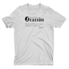 Dios No Rechaza Oracion Camiseta Cristiana Para Hombres en Blanco | Aprojes