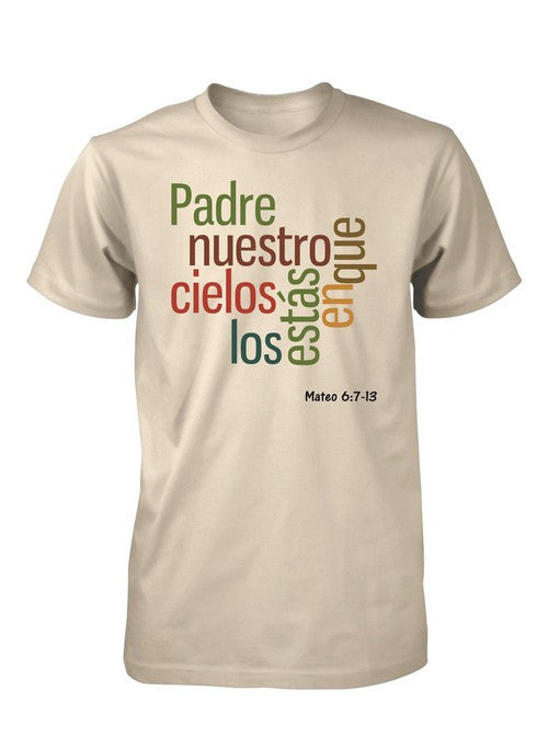 Padre Nuestro Dios Oracion Universal Mateo Camiseta Cristiana